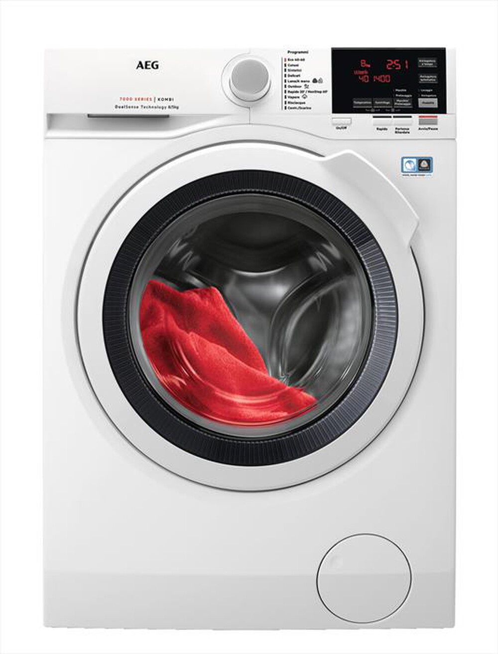 Immagine del prodotto AEG - Lavasciuga L7WBG856 9/5 Kg Classe D-Bianco/oblò bianco