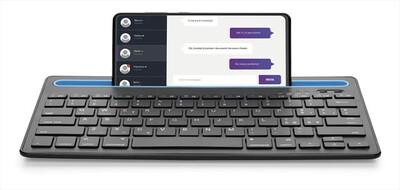 CELLULARLINE - Stand keyboard KEYBSTANDHOMEITAK per Samsung e App-Nero