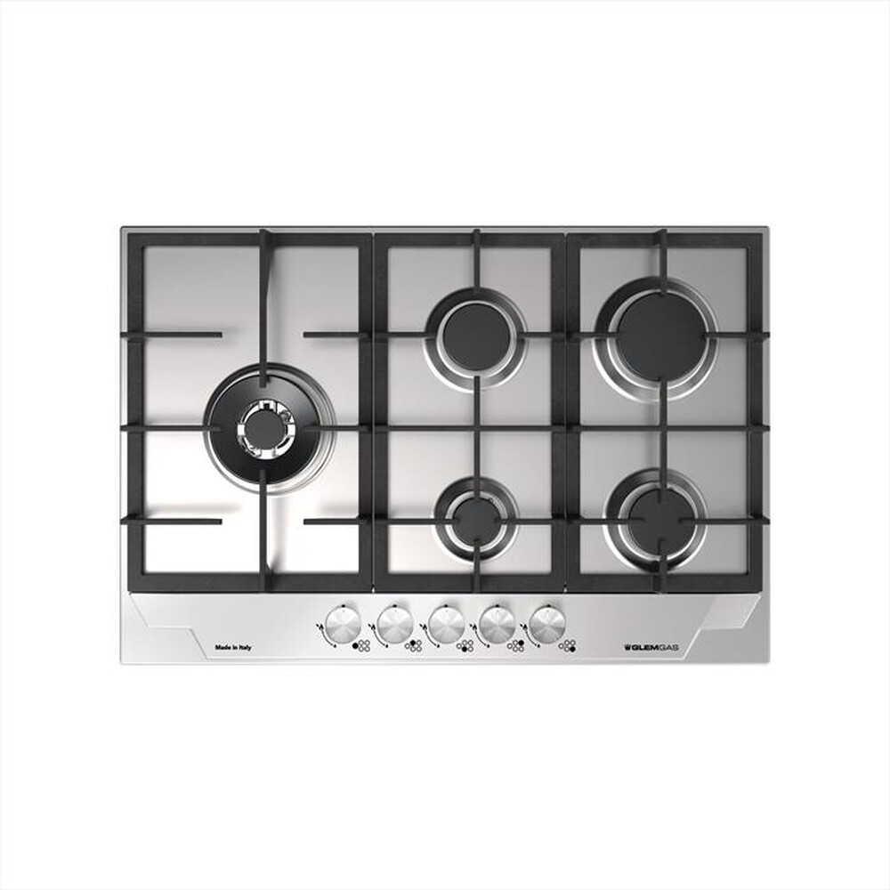 Immagine del prodotto GLEM GAS - Piano cottura a gas GTD85THIXN 74 cm-Acciaio Satinato