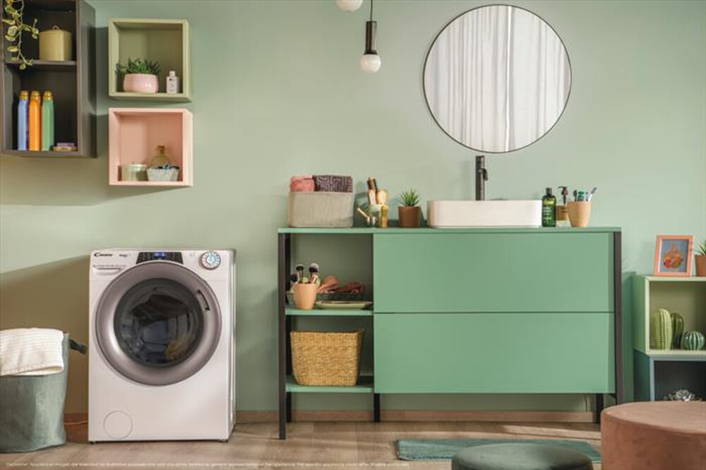 "CANDY - Lavatrice RP486BWMR91S 8 Kg Classe A-White"