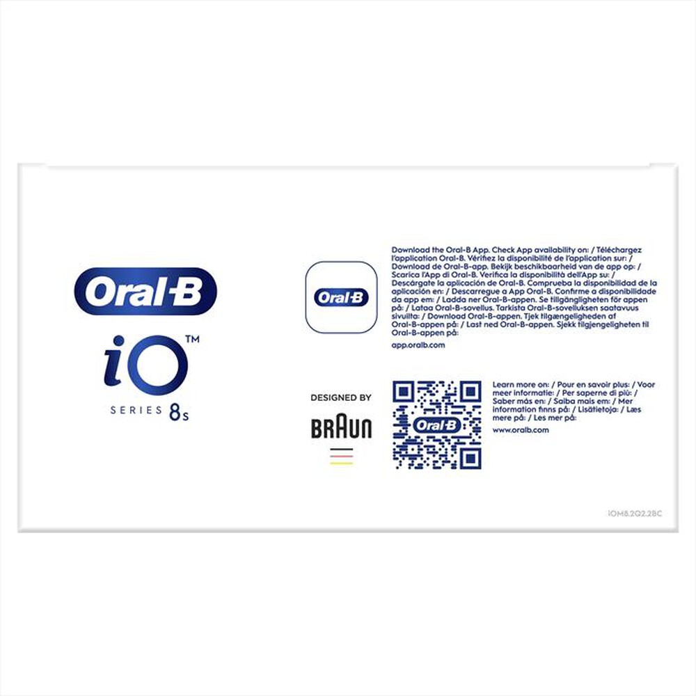 "ORAL-B - Spazzolino elettrico IO 8S-Nero"