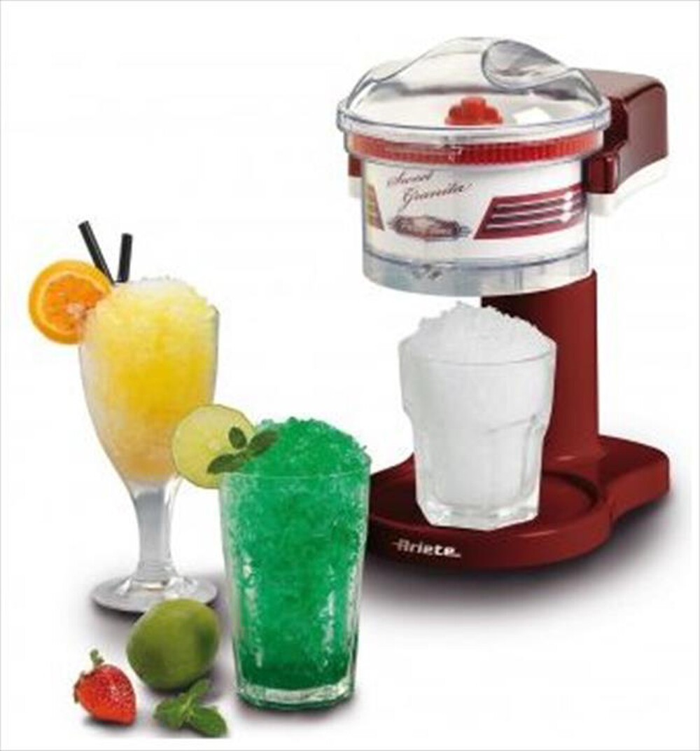 "ARIETE - Tritaghiaccio per granite 78 Sweet Granita-rosso"