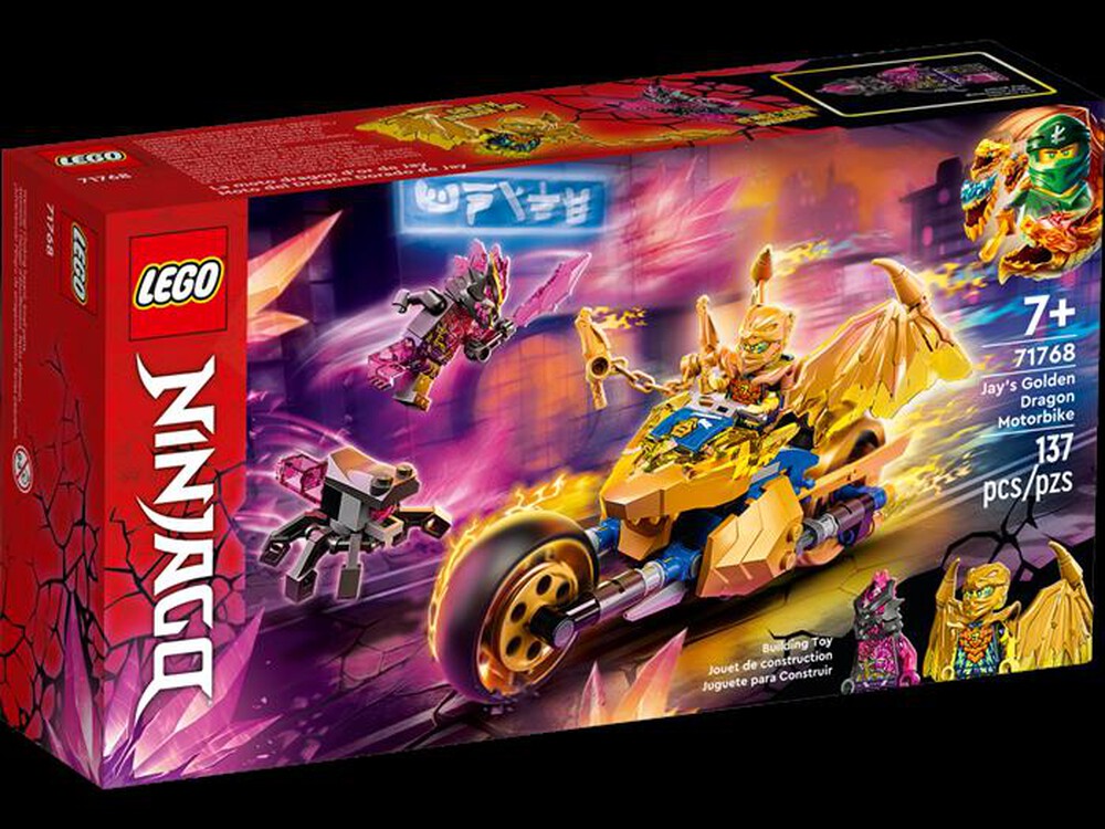 "LEGO - NINJAGO MOTO DRAGO D’ORO DI JAY - 71768"
