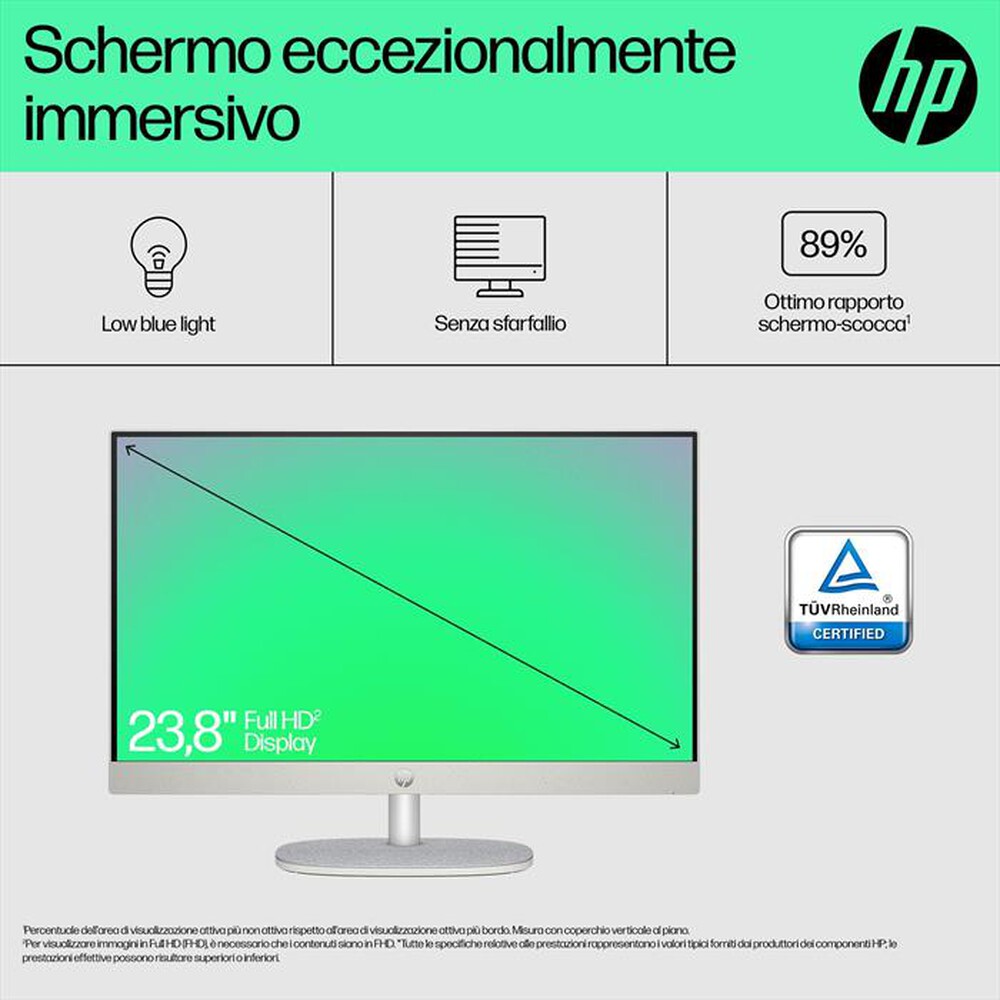 "HP - Desktop ALL-IN-ONE 24-CR0046NL-Shell White"