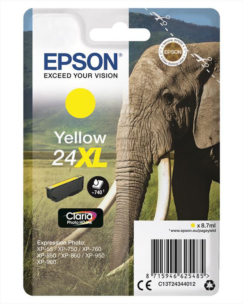 "EPSON - C13T24344022-Giallo"
