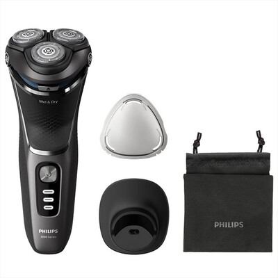 PHILIPS - Rasoio uomo wet & dry S3343/13-Nero