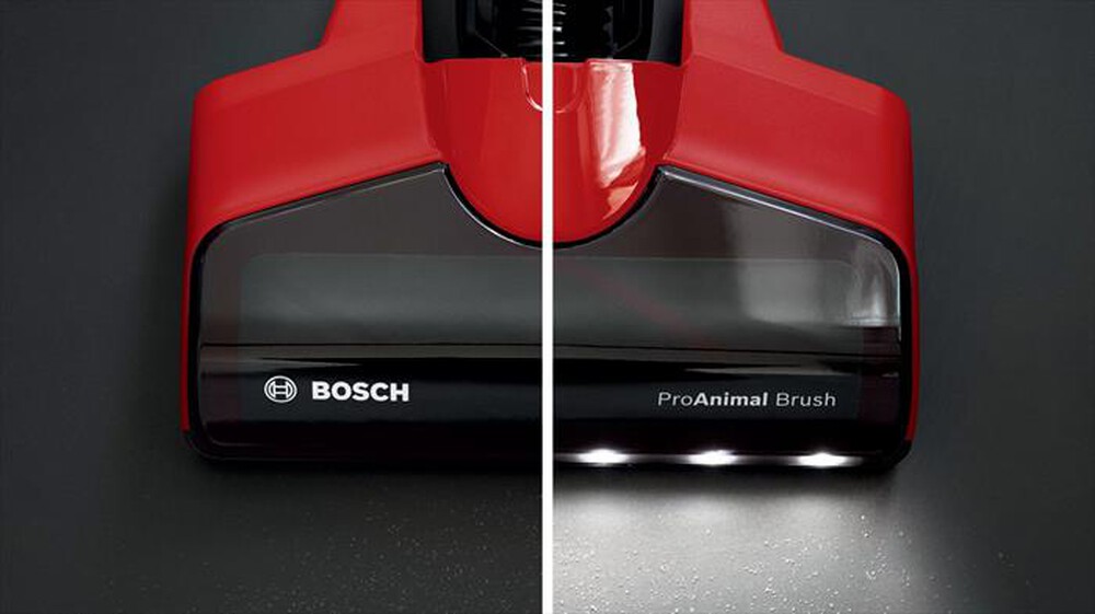 "BOSCH - Aspirapolvere ricaricabile BCS711PET-Nero, Rosso"