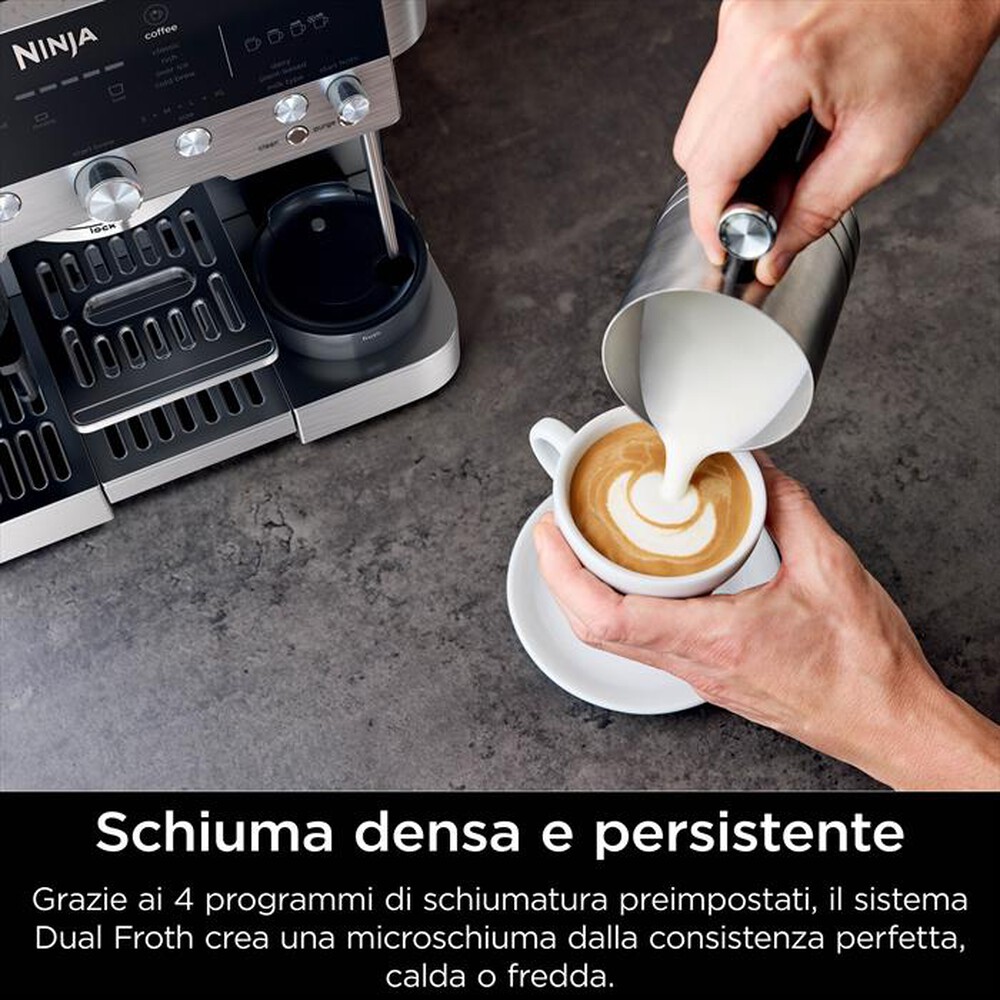 Immagine del prodotto NINJA - MACCHINA DA CAFF&Egrave; LUXE CAF&Eacute; PREMIER 3IN1-Argento