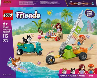 LEGO - FRIENDS Avventure canine windskate e sidecar 42641