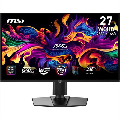 MSI - Monitor LED 26,5" MAG 274QP QD-OLED X24-Nero