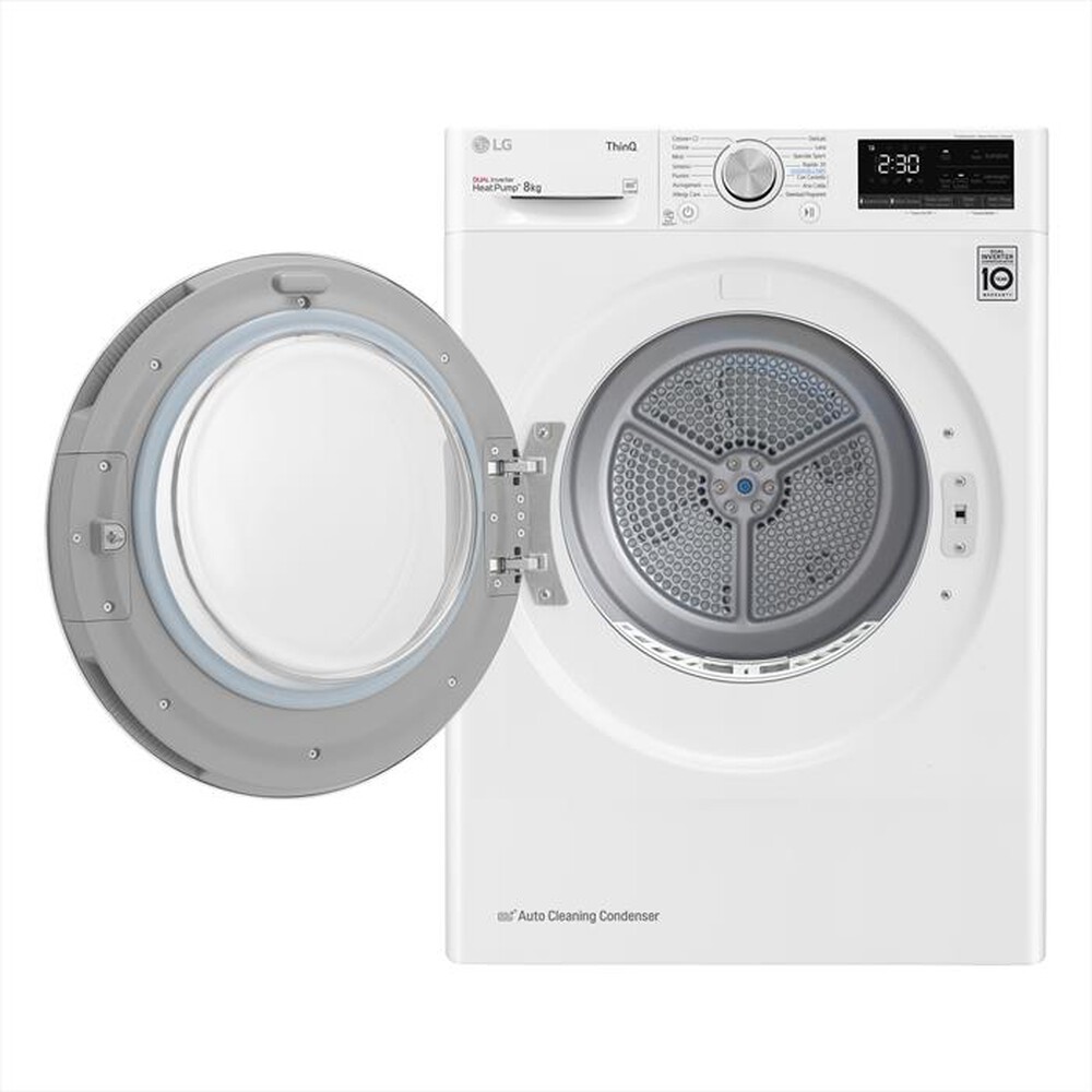 "LG - Asciugatrice RH80V3AV6N - 8 Kg - A++-Bianco"