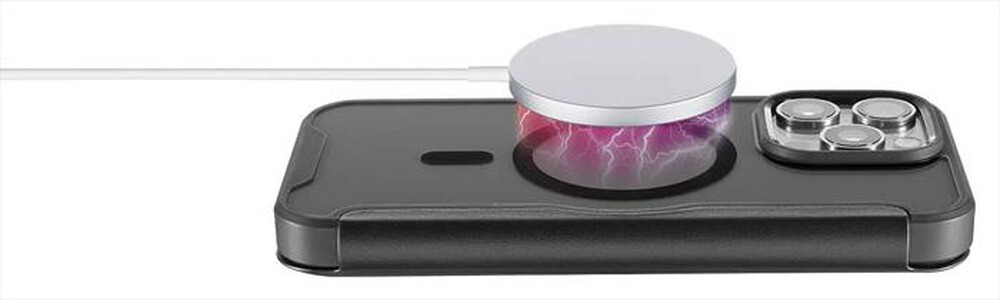 Immagine del prodotto CELLULARLINE - Custodia a libro DAILY MAG per IPHONE 16 PRO-Nero