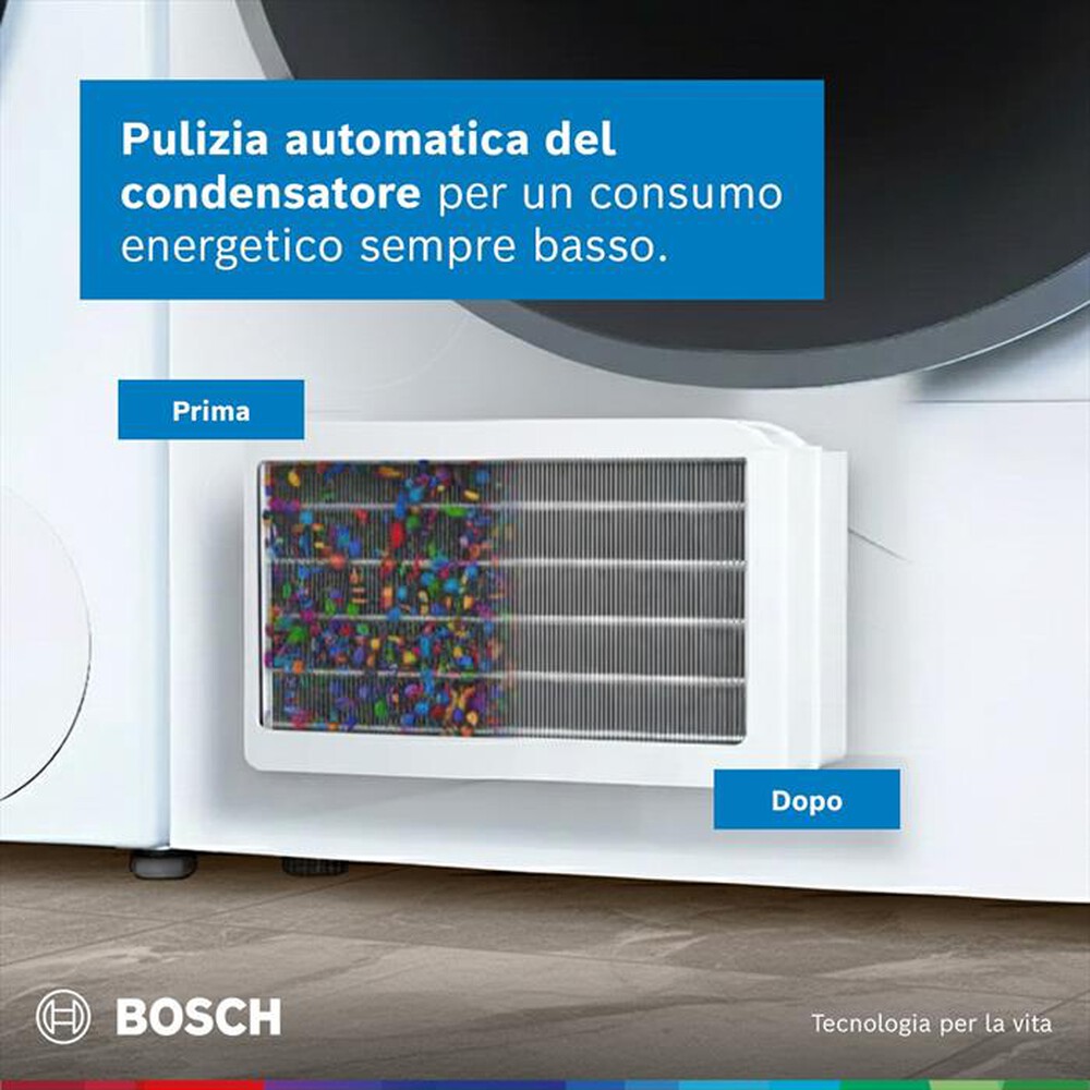 Immagine del prodotto BOSCH - Asciugatrice Serie 6 WQG245D0IT 9Kg Classe C-Bianco
