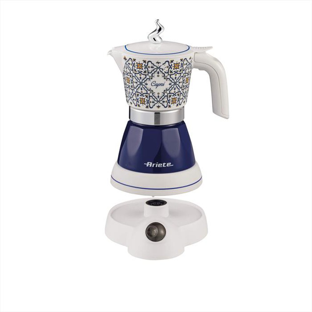 Immagine del prodotto ARIETE - Moka elettrica 1358A CAF ARIETE "CAPRI" INT-Bianco, Blu