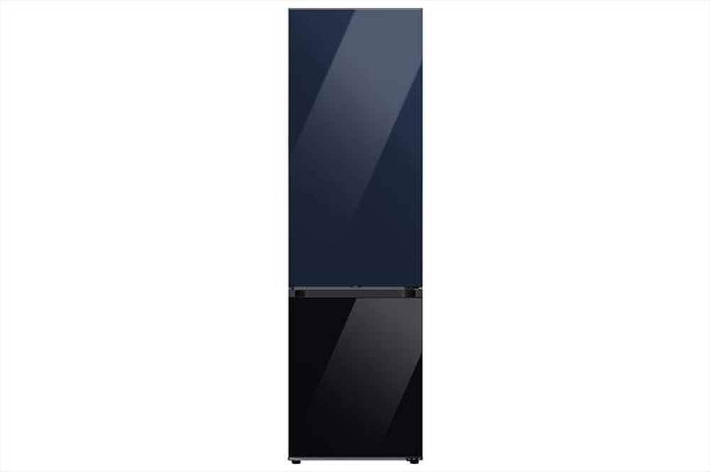 "SAMSUNG - Frigorifero combinato F-RB38D154122 BESPOKE-Glam Navy-Clean Black"