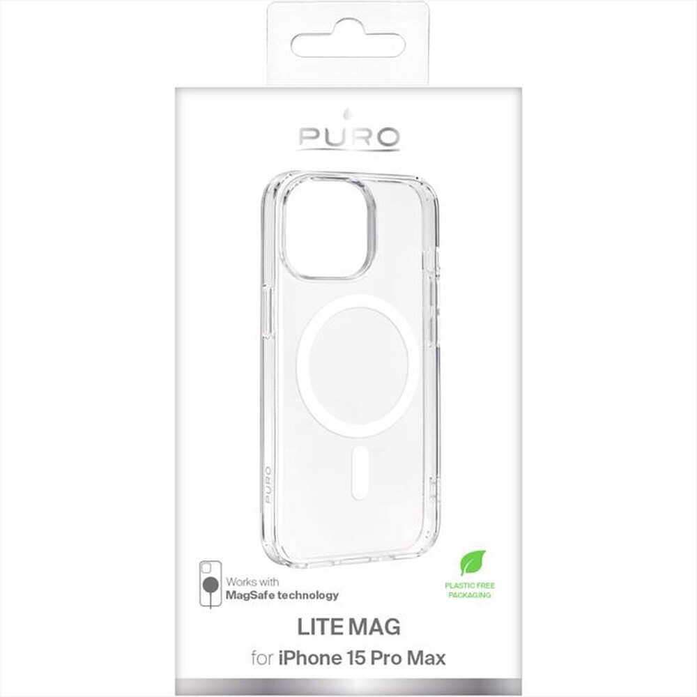 Immagine del prodotto PURO - Cover Mag PUIPC15P67LITEMAGTR iPhone 15 Pro Max-Trasparente