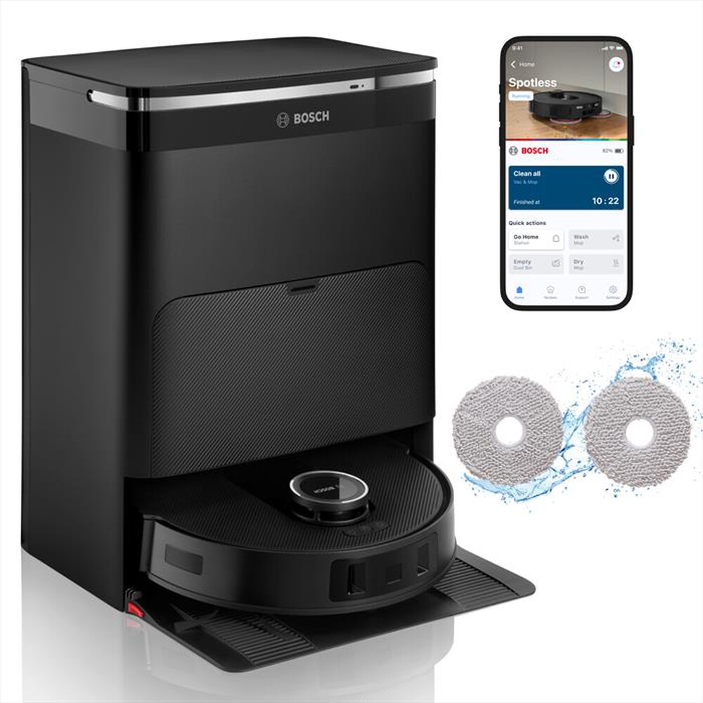Immagine del prodotto BOSCH - Aspirapolvere robot BCRDW3B SPOTLESS MAX-Nero