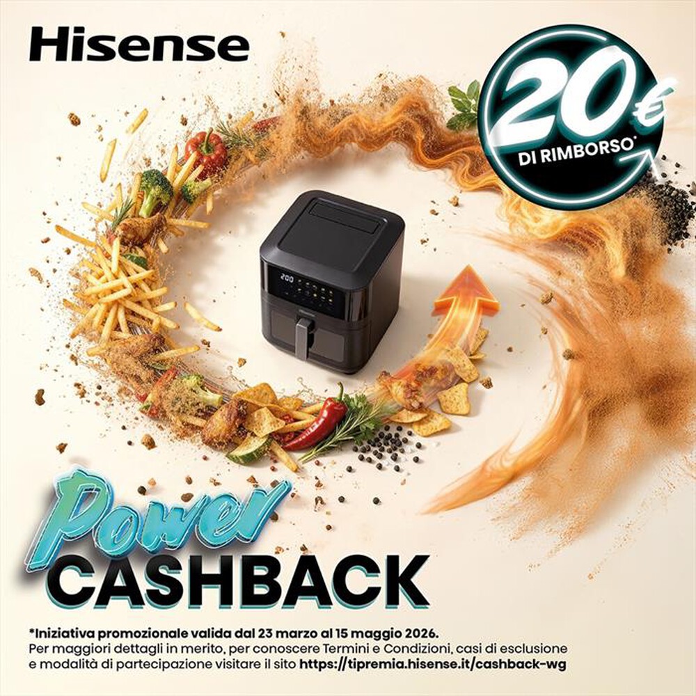 HISENSE - Friggitrice ad aria HAF2100DCD-Nero