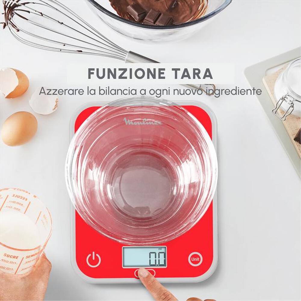 Immagine del prodotto MOULINEX - Bilancia da cucina BN50U3V0-Rosso