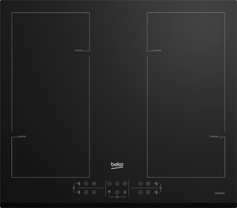 "BEKO - Piano cottura elettrico HII64206F2MT 59 cm-Nero"