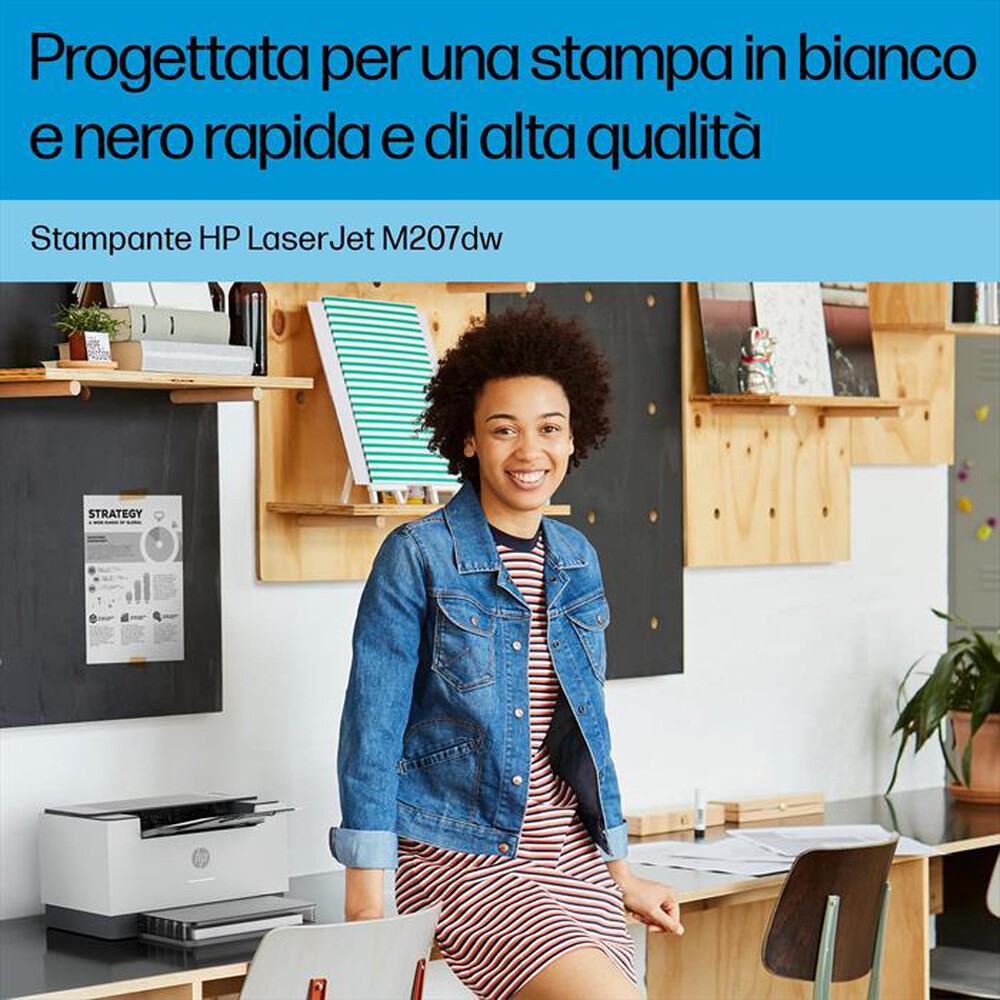 Immagine del prodotto HP - Stampante LASERJET M207DW-Bianco