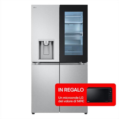 LG - Frigorifero 4 porte GMG960MBJE Classe E 638L-Argento