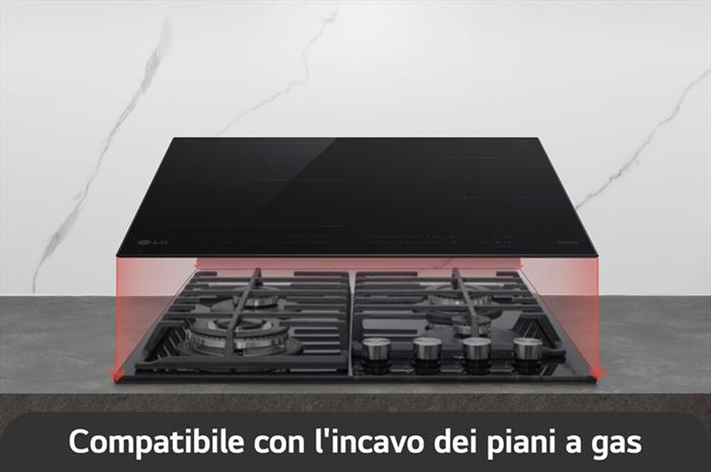 Immagine del prodotto LG - Piano cottura induzione CCI7Z2438BA 59cm-Nero Schott
