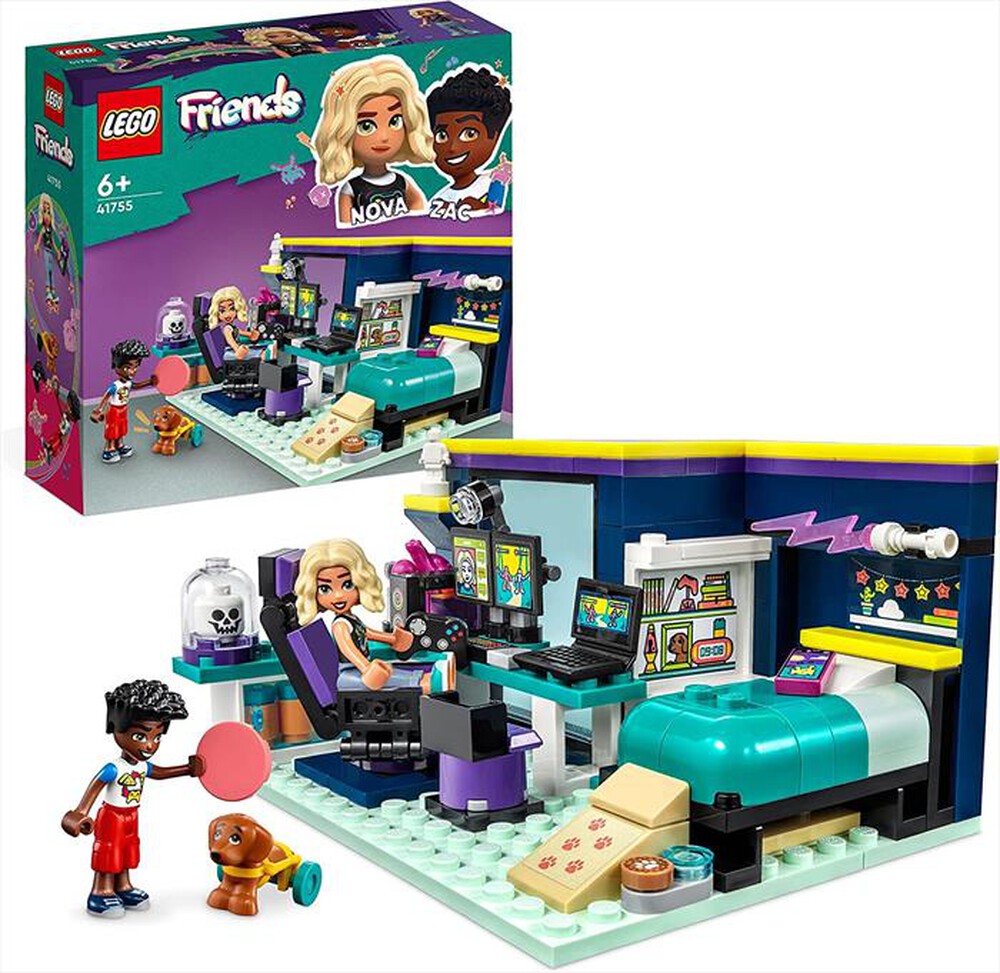 "LEGO - FRIENDS La cameretta di Nova - 41755-Multicolore"