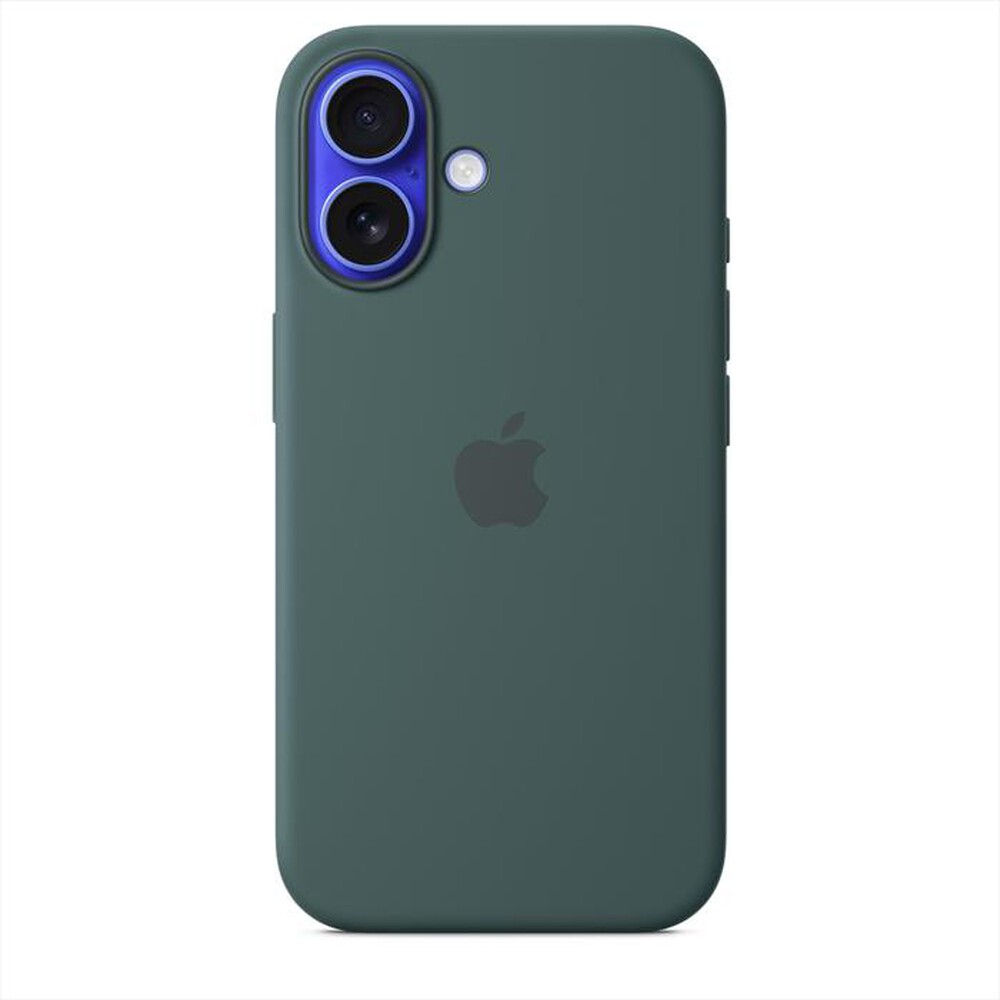 "APPLE - Custodia MagSafe in silicone per iPhone 16-Verde lago"