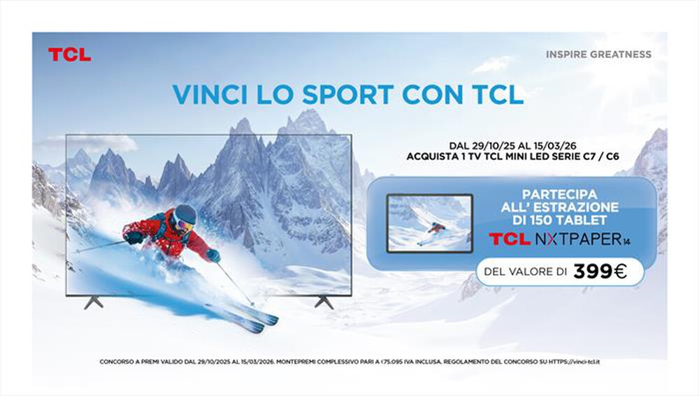 Immagine del prodotto TCL - Smart TV MINI LED UHD 4K 65" 65C79K-Metallic