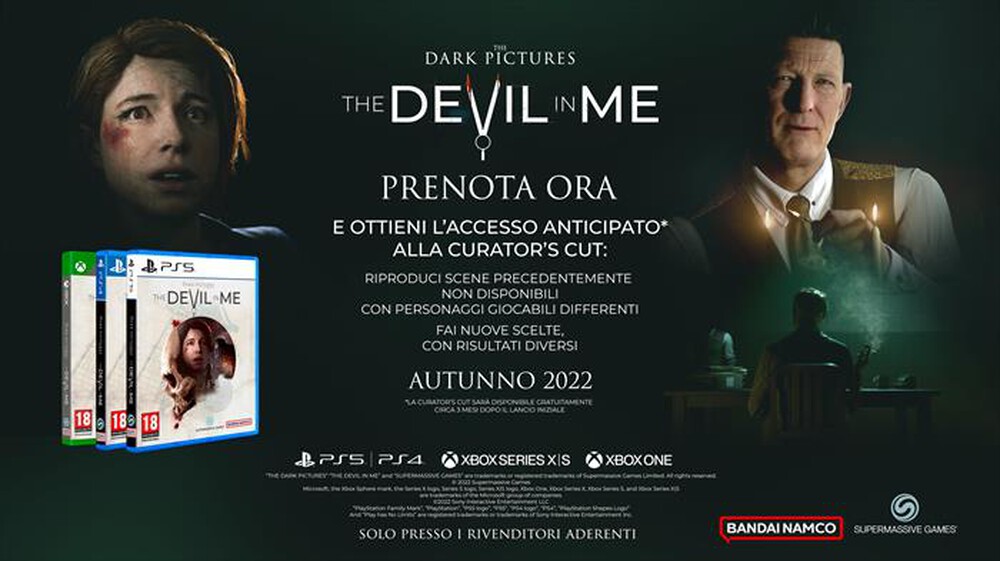 "NAMCO - THE DARK PICTURES ANTHOLOGY: THE DEVIL IN ME PS4"