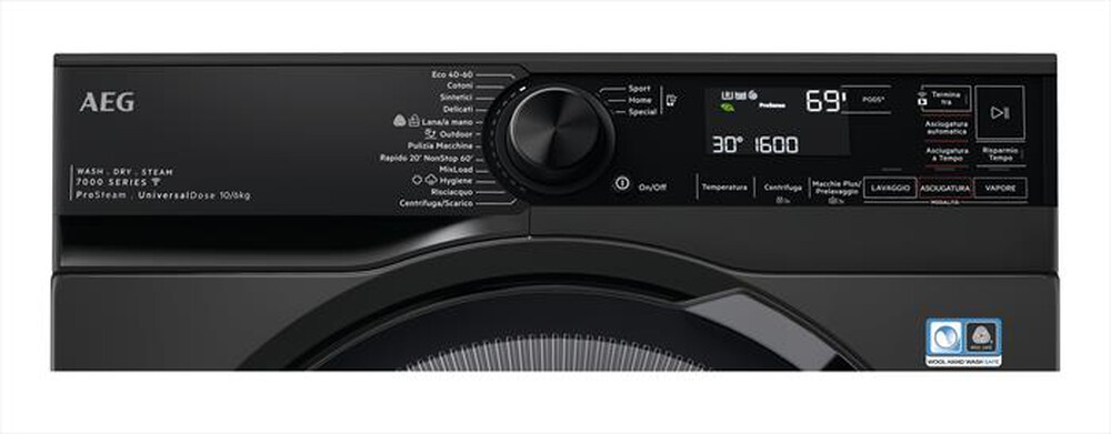 Immagine del prodotto AEG - Lavasciuga LWR7BLACK 10/6 Kg Classe D-Nero