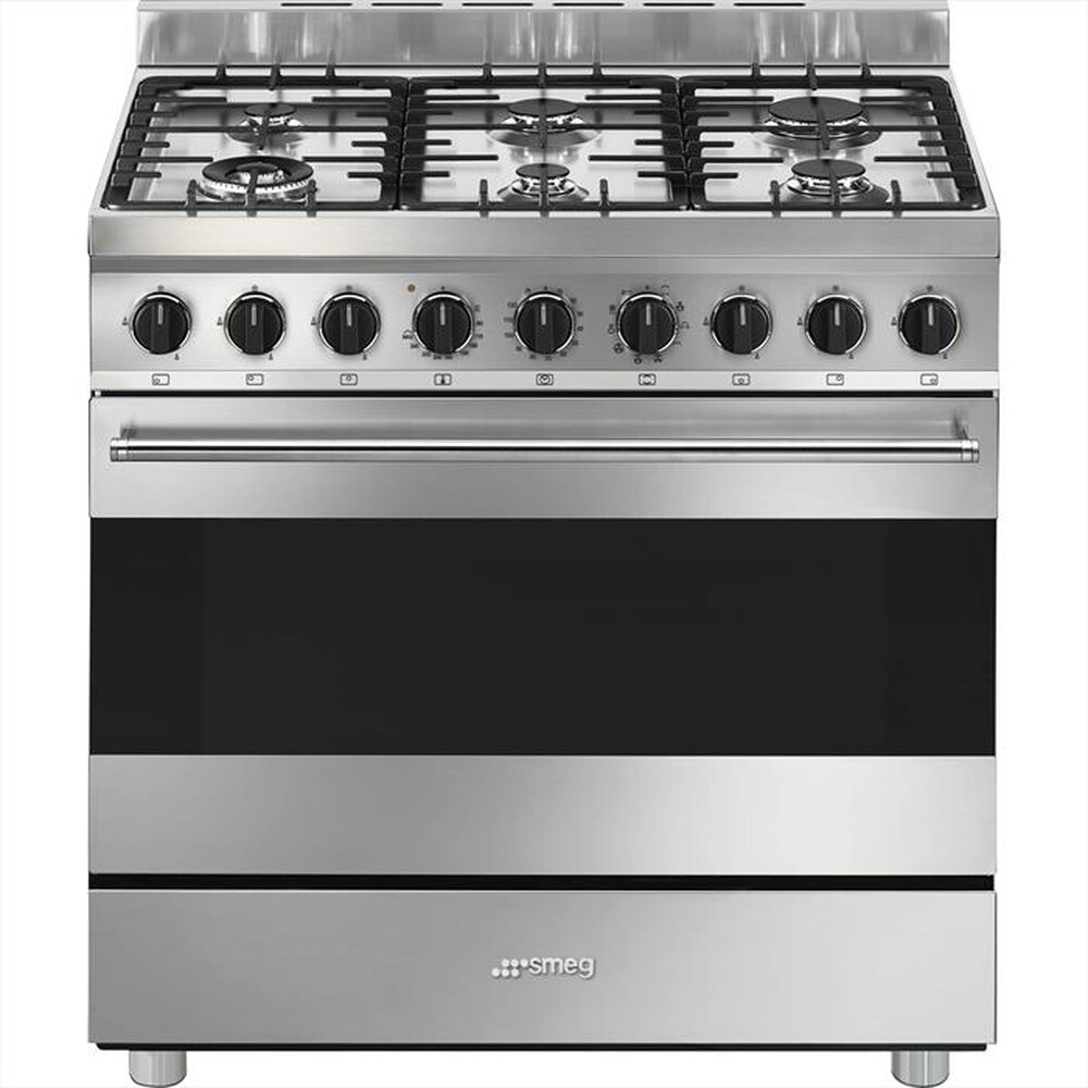 "SMEG - Cucina B91GMX2 Classe A-Inox"