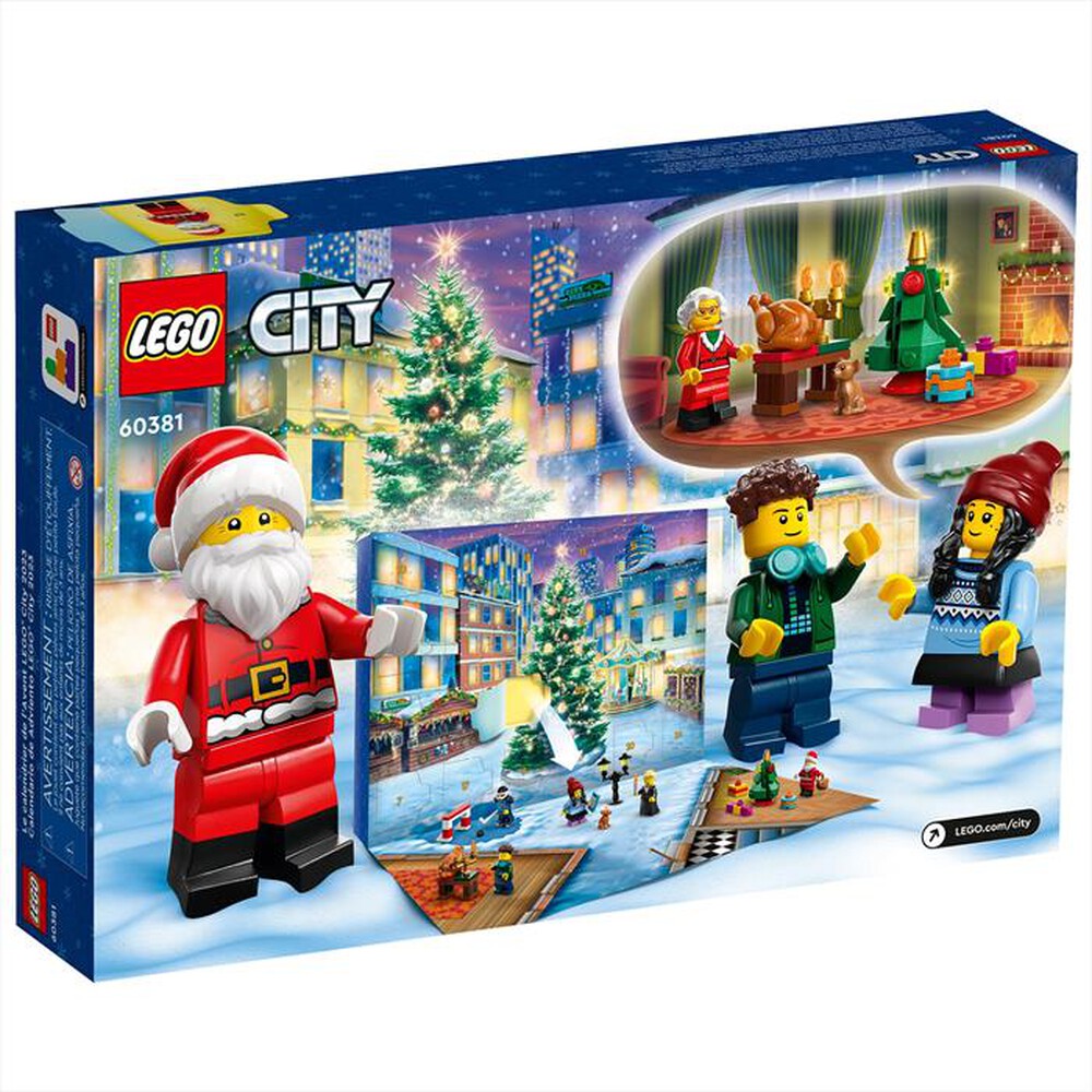 "LEGO - CITY Calendario dell’Avvento - 60381-Multicolore"