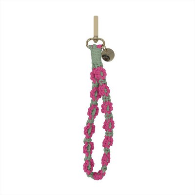 SBS - Cord bracelet CMCORBRACDAISY2-Green pink