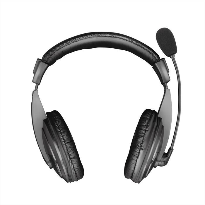 TRUST - QUASAR HEADSET - Black | Euronics
