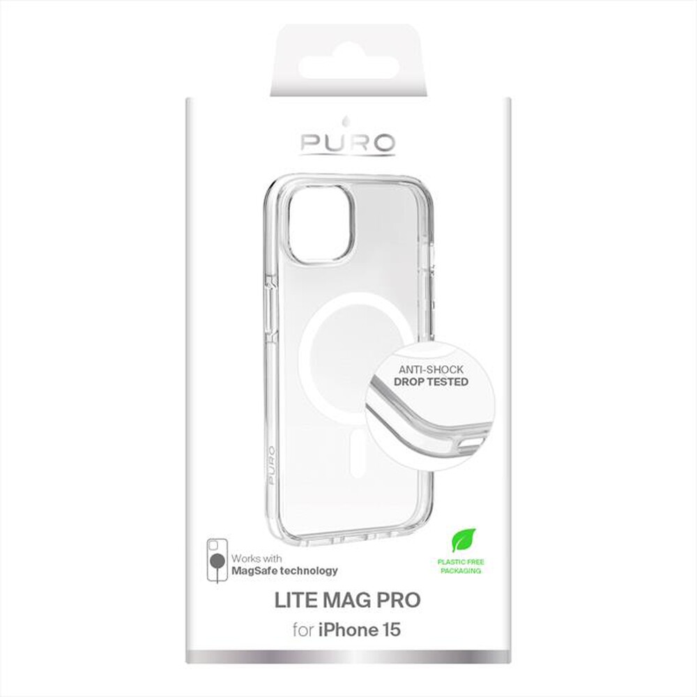 Immagine del prodotto PURO - Cover PUIPC1561LITEMPWHI per iPhone 15-Trasparente