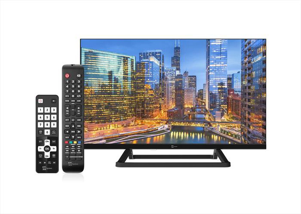 Immagine del prodotto TELESYSTEM - TV LED 24" LS14, T2/S2, 220V, 2 TLC-BLACK