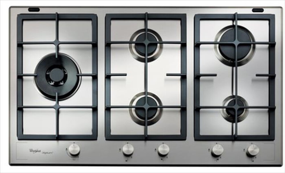 "WHIRLPOOL - Piano cottura a gas GMA 9522/IXL 5 fuochi 86cm-Inox"