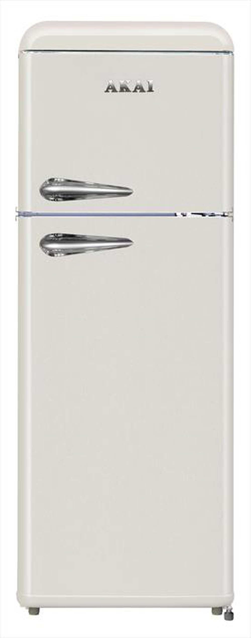 "AKAI - Frigorifero 2 porte CLASS241KCR Classe E 160 lt-Crema"