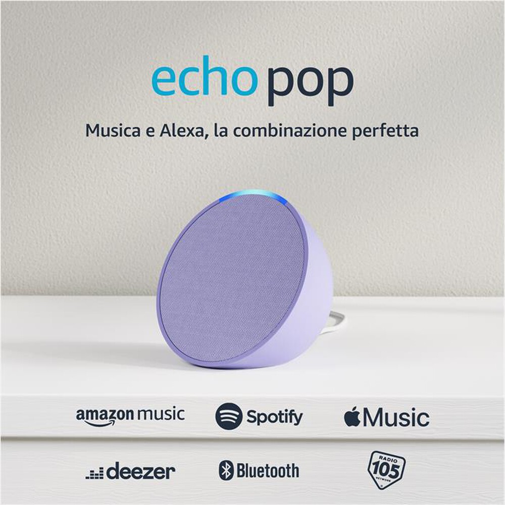 Immagine del prodotto AMAZON - Speaker ECHO POP (1. GEN.)-Lavanda