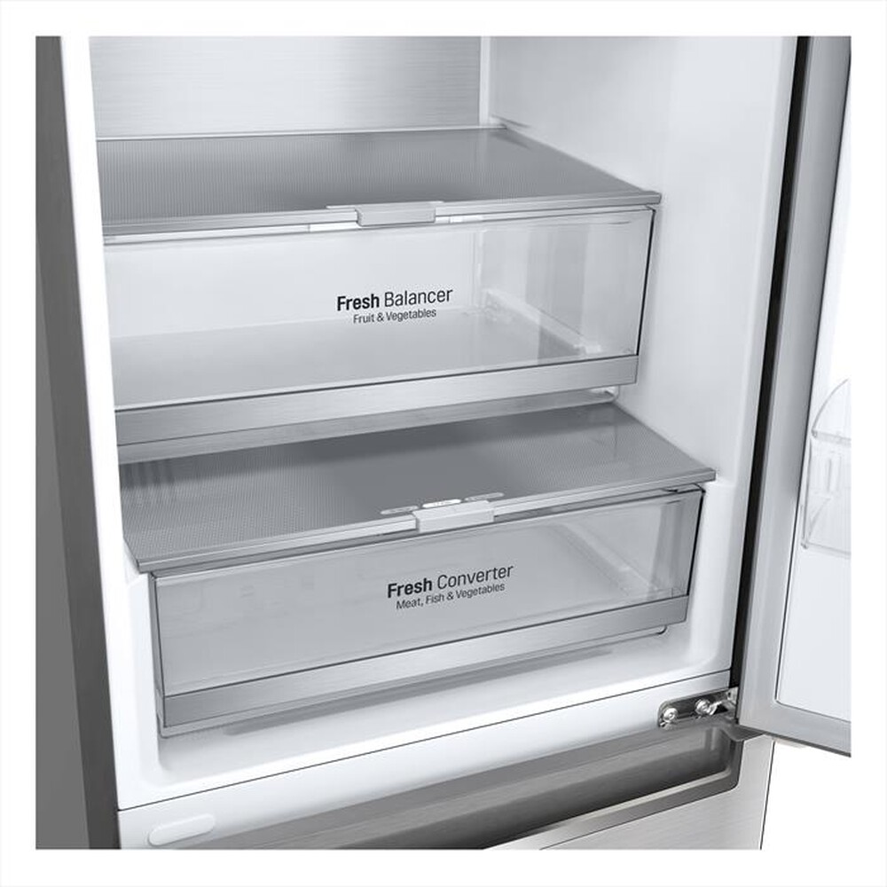 "LG - Frigorifero combinato GBB92STBAP Classe A 419lt-STAINLESS STEEL"