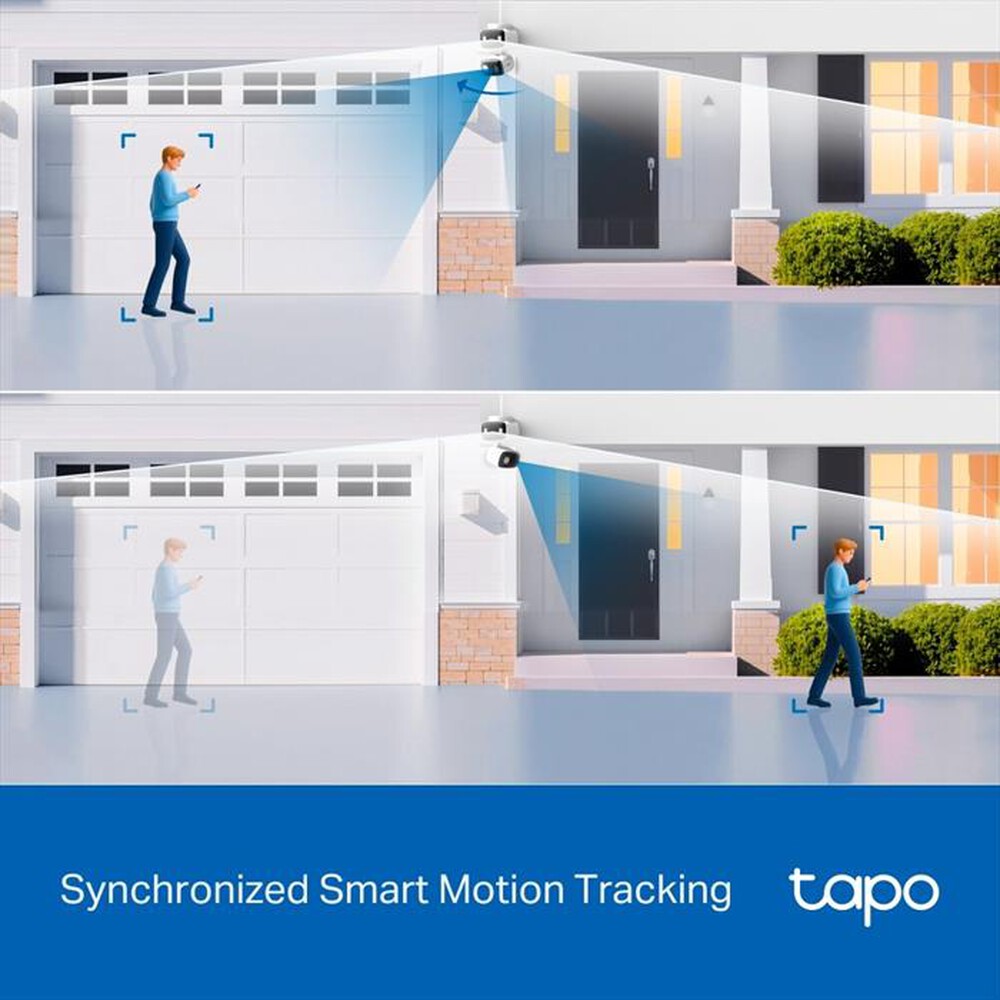 Immagine del prodotto TP-LINK - Telecamera Pan/Tilt 2K 3MP doppio obiettivo TC34-bianco