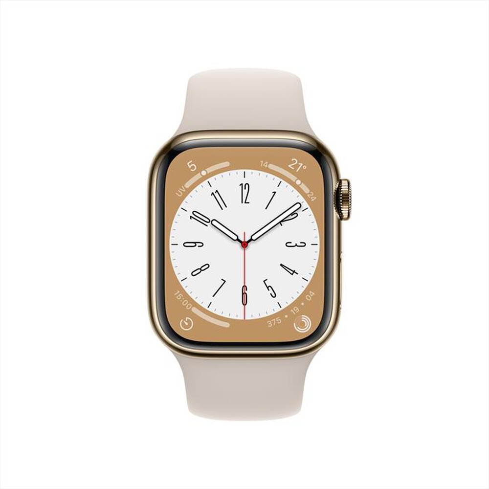 "APPLE - Watch Series 8 GPS + Cellular 41mm Acciaio-Oro - Galassia"