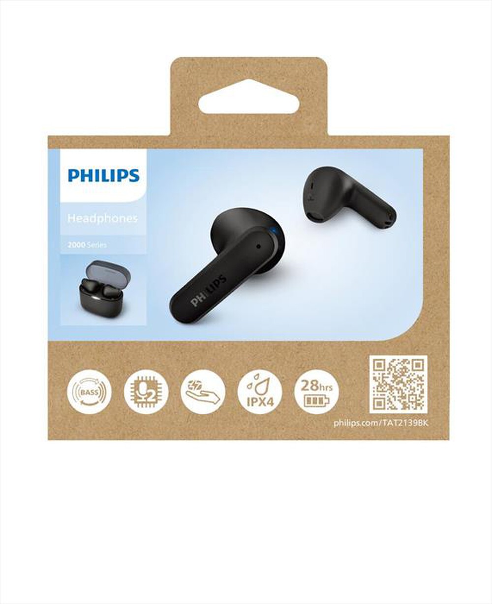 "PHILIPS - Auricolari in ear TAT2139BK/00-Black"