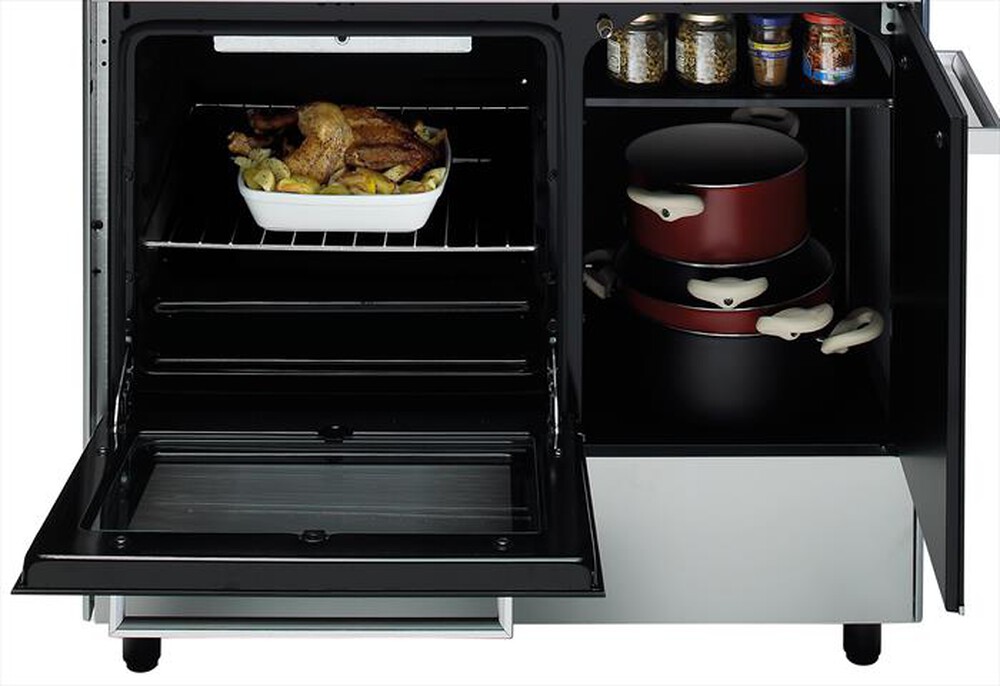 "GLEM GAS - Cucina a gas AR854GC Classe A-Marrone"