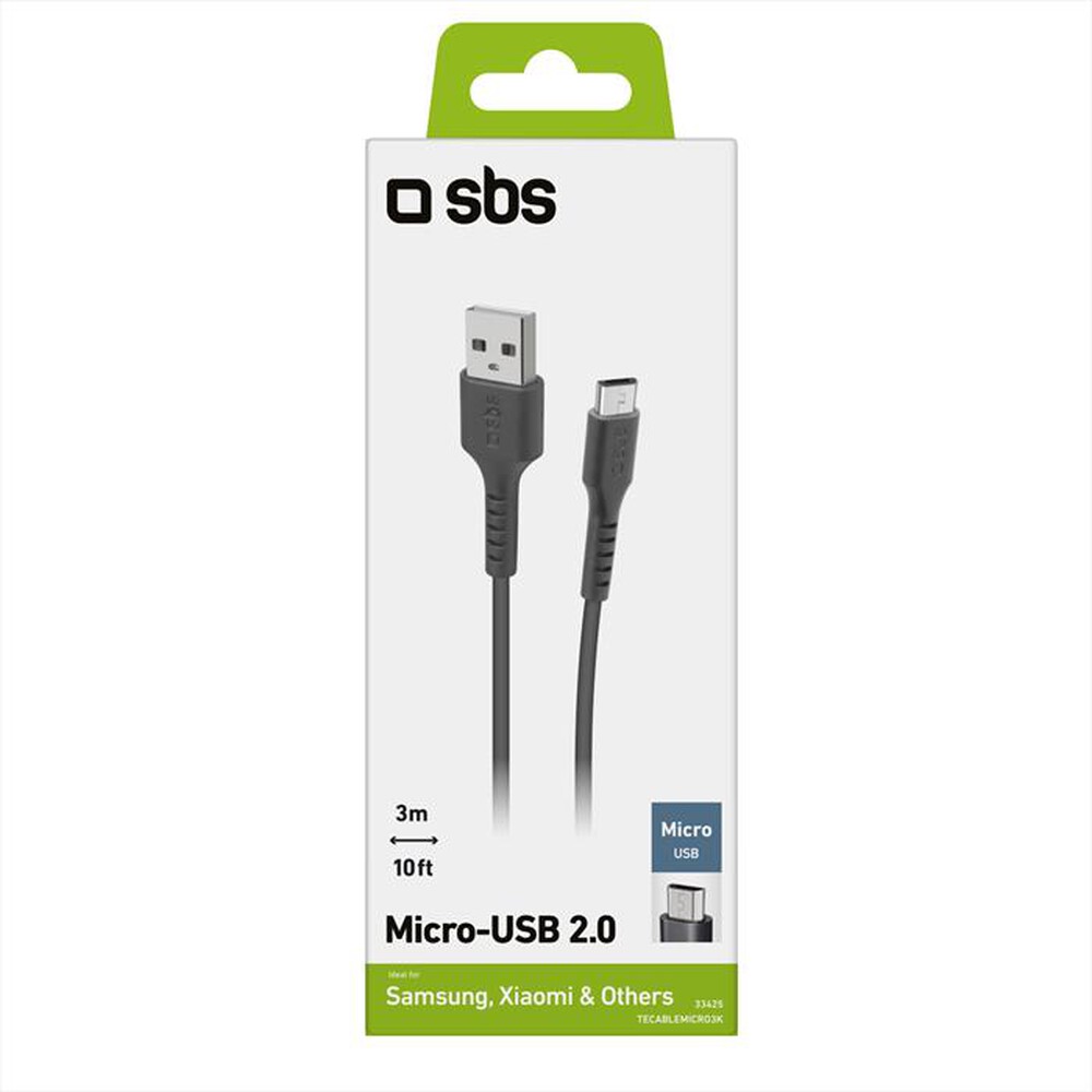 "SBS - TECABLEMICRO3K-Nero"