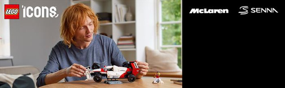 Immagine del prodotto LEGO - ICONS McLaren MP4/4 e Ayrton Senna 10330