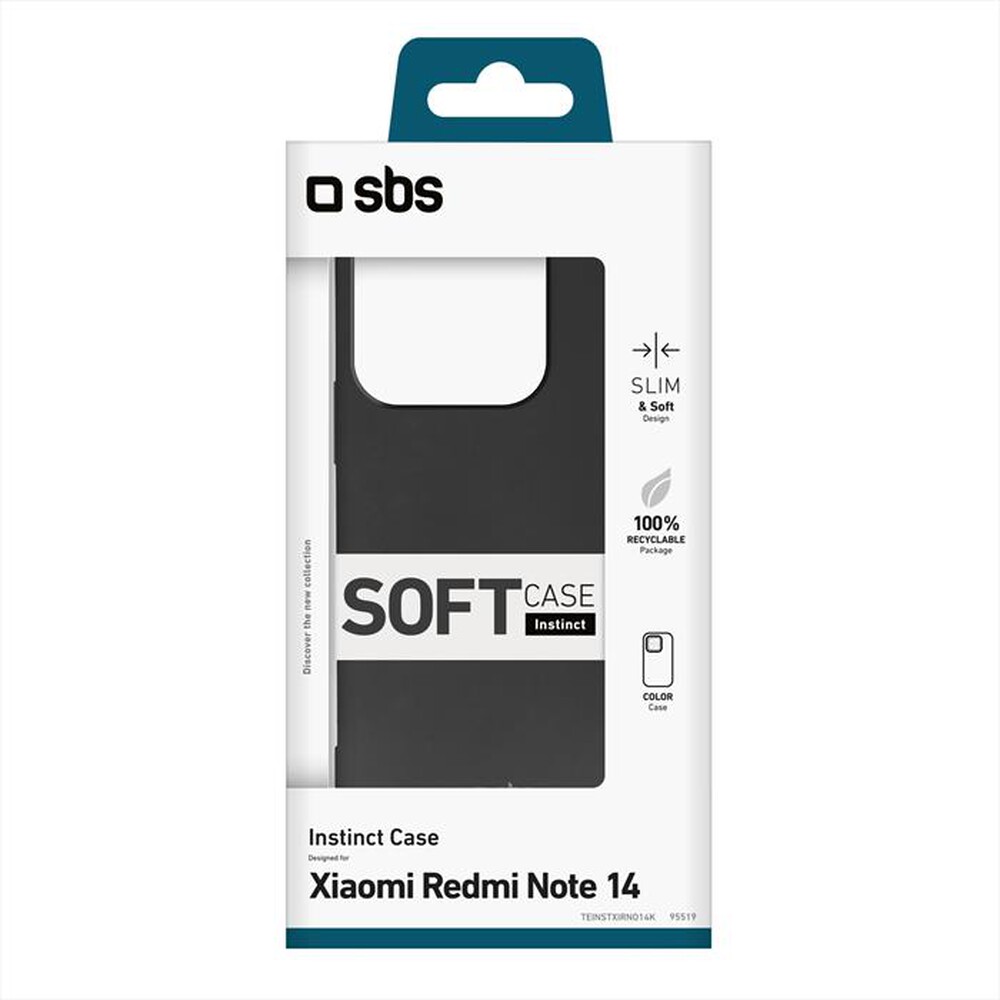 Immagine del prodotto SBS - Cover Instinct Xiaomi Redmi Note 14 TEINSTXIRNO14K-Nero