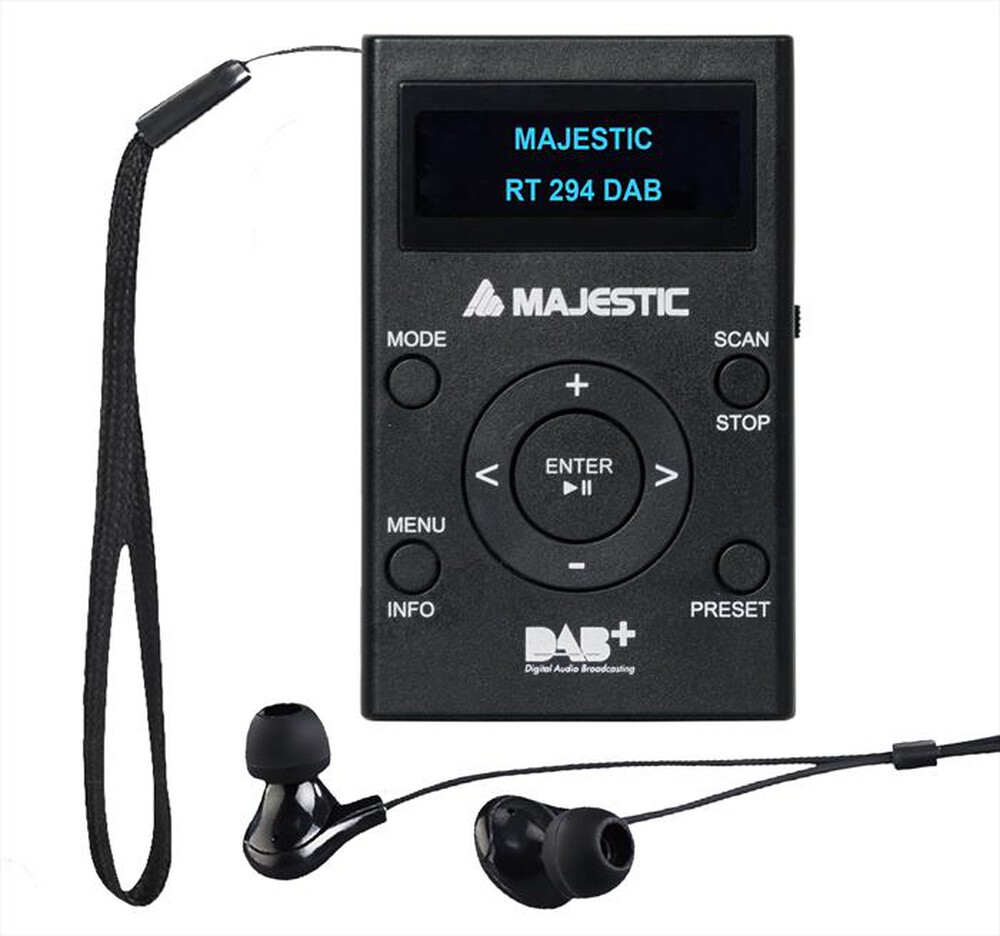 "MAJESTIC - RT 294 MP3 DAB-Nero"